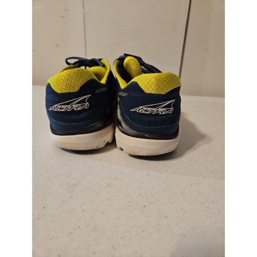 Altra Provision 4.0 Running Shoes Men's Size 11.5 Blue/Yellow ALOA4PEA431 (S128 - Picture 5 of 10